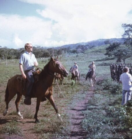 Jack and Mom at the corrals, 1974. ©KMC