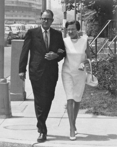 Kennedy and Mary Crockett, to Senate confirmation, 31 July 1967. Credit LBJ Library