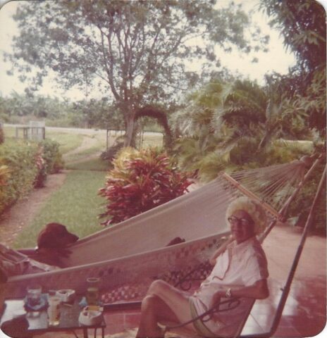 Our beloved mom, Mary Corinne Campbell Crockett, at home in Rivas the year she lost her battle to cancer, 1976. ©KMC
