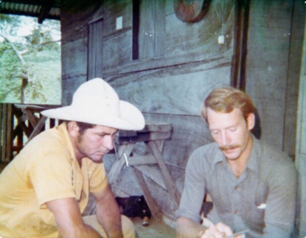 Ranch foreman Domingo Antonio and Jack, 1974. ©KMC