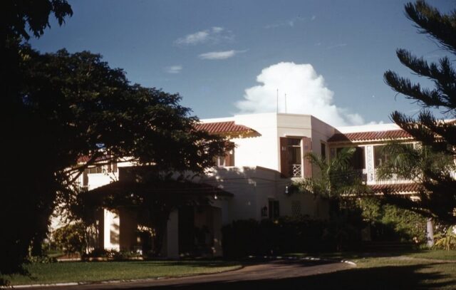 US Ambassador's residence, Managua, Nicaragua, 1958. ©KMC