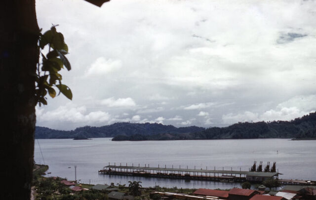 United Fruit Company docks on Golfito Bay, Costa Rica, 1958. ©KMC